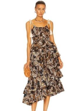 Ulla Johnson Estela Dress in Brown